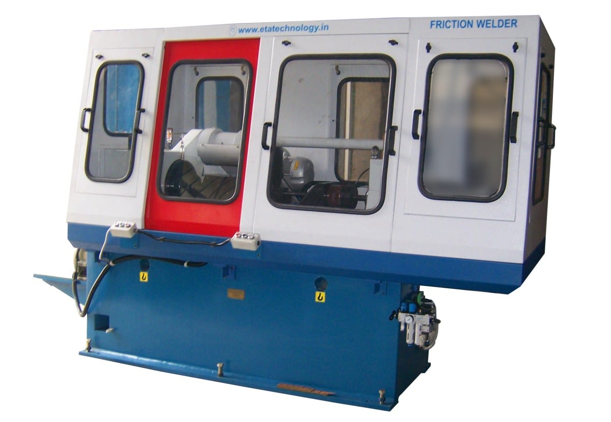 20TFriction welding cable lug Copper to Aluminium 6T - Machine With built-in deflash, deflect and auto loading / unloading