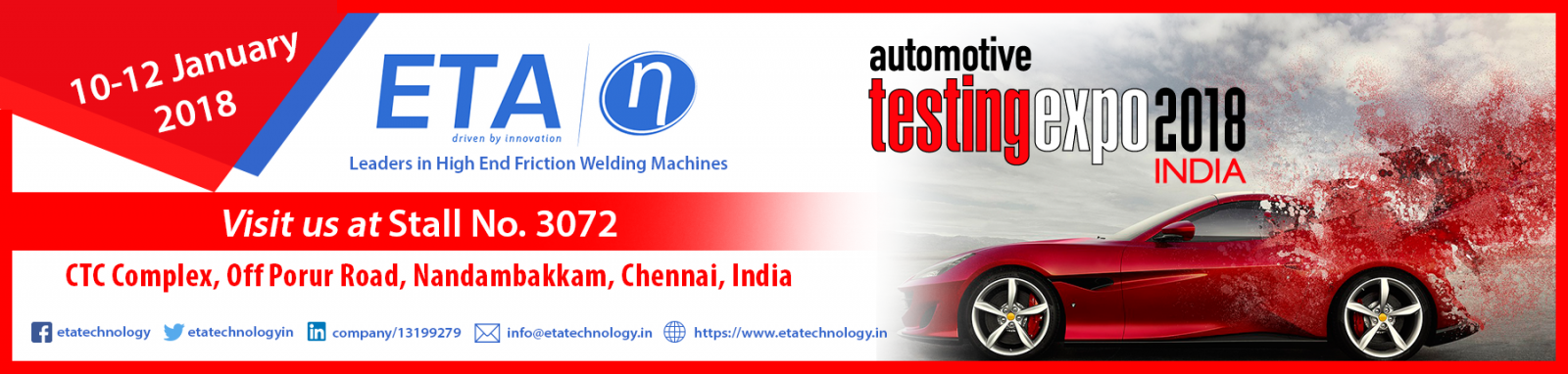 ETA Automotive Testing Banner ETA Automotive Testing Banner